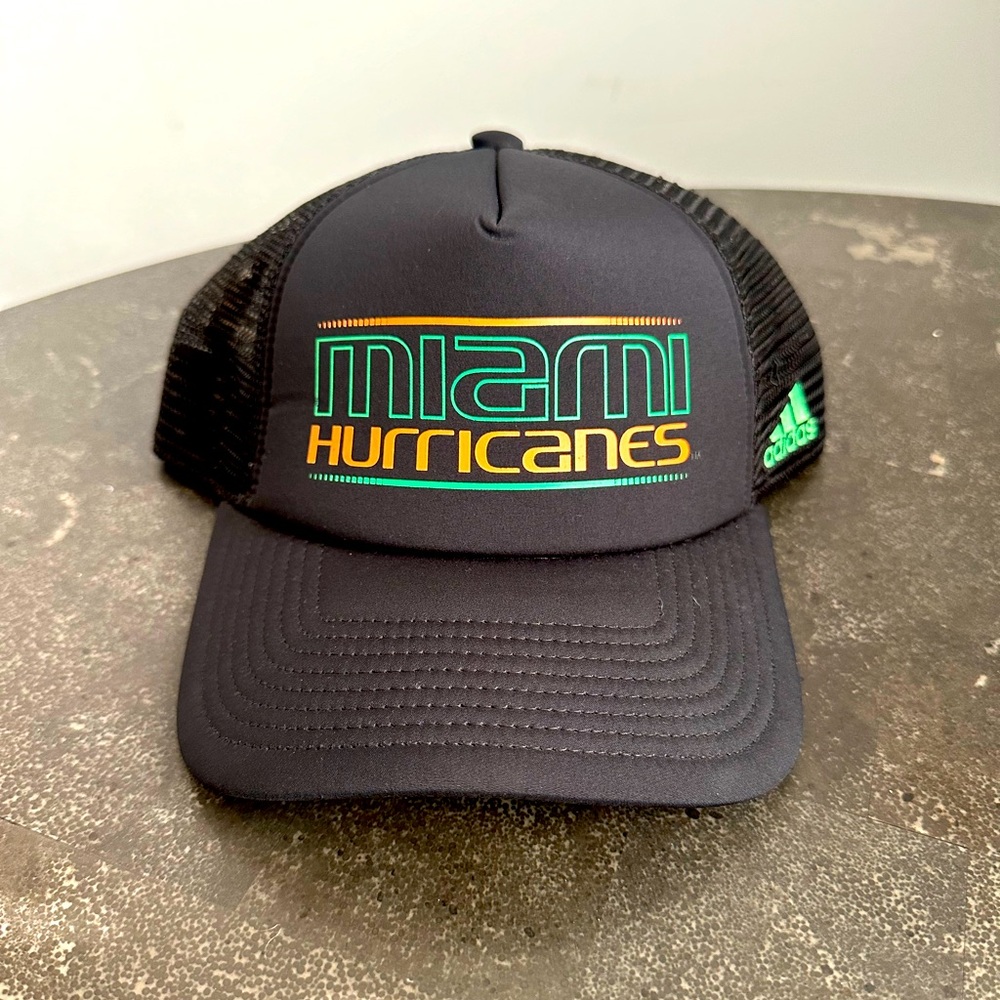 Miami Hurricanes Adidas hat (University of Miami)